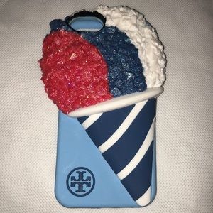 Tory burch iPhone 6/7 silicone snow cone case!